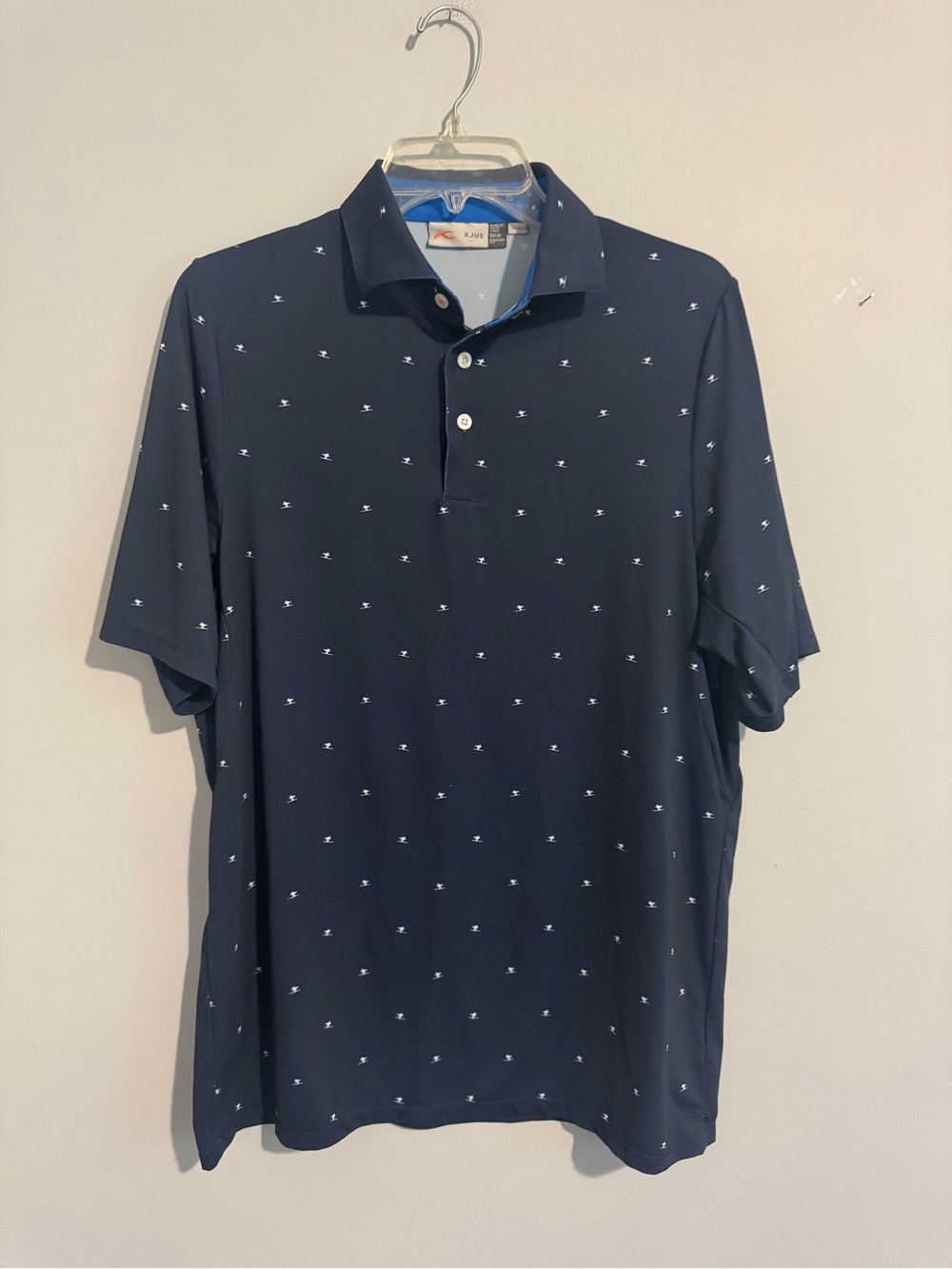 KJUS Men's Downhill Skier Polo Shirt- Medium